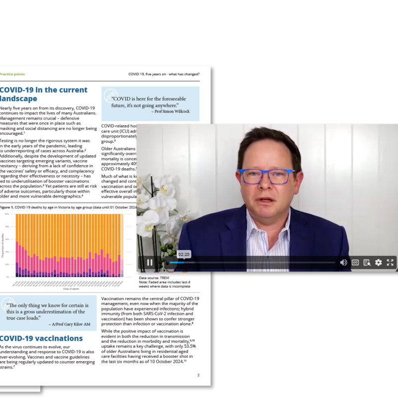 Image of COVID-19 practice points and expert video